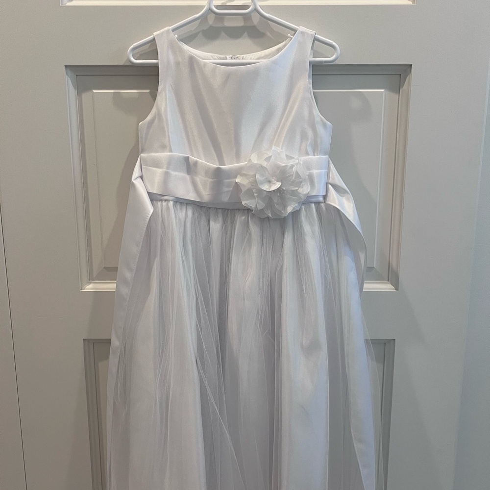 White Flower Girl Dress